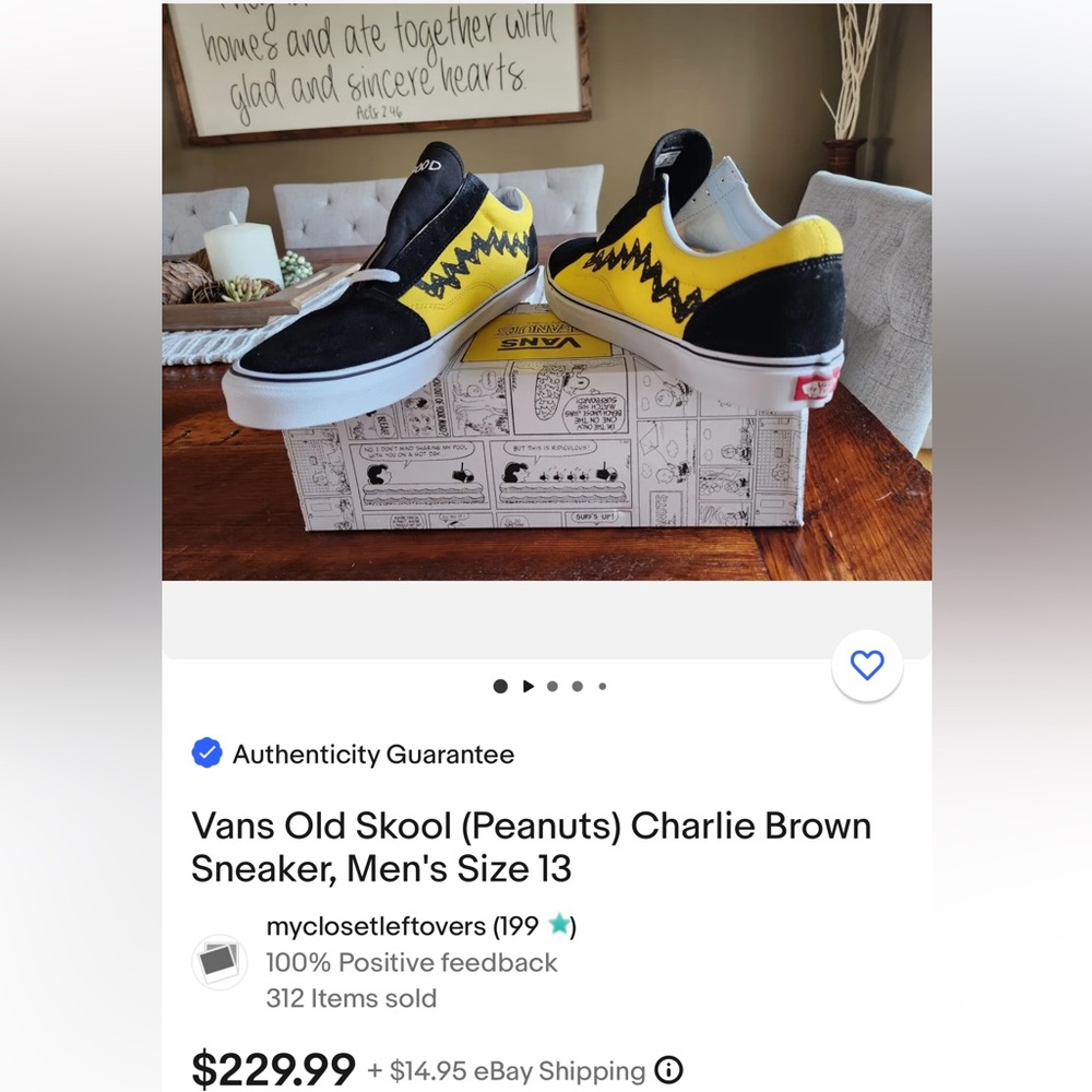 Vans Old Skool (Peanuts) Charlie Brown